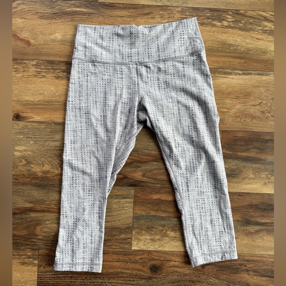 Lululemon Athletica Gray Patterned Leggings